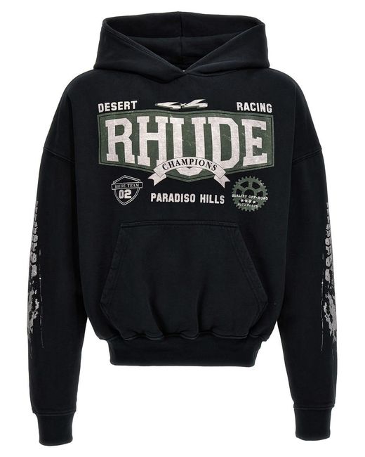 Rhude Gray 4x4 Sweatshirt for men