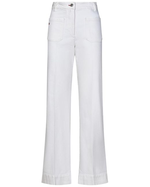 Victoria Beckham White Alina Jeans