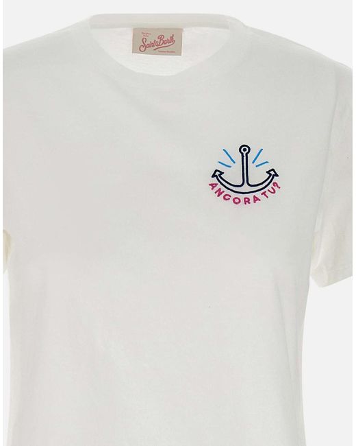Mc2 Saint Barth White T-shirts And Polos