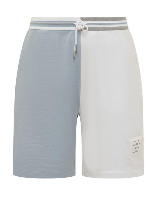 Thom Browne Gray Funmix Shorts for men