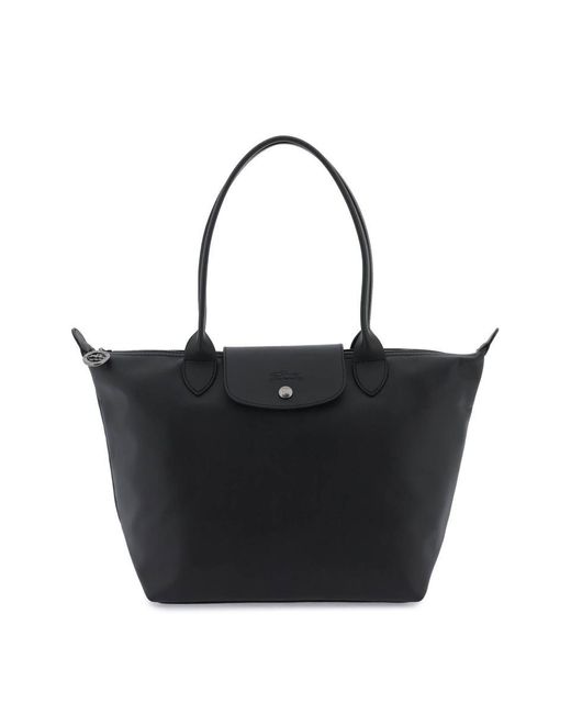Longchamp Black Le Pliage Xtra M Tote Bag