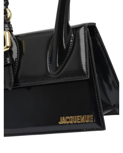 Jacquemus Black "le Chiquito" Handbag With Buckle