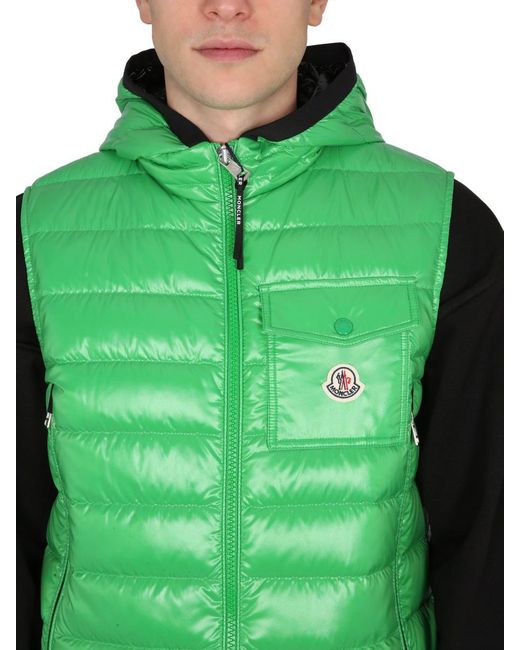 Moncler Green Ragot Padded Vest for men