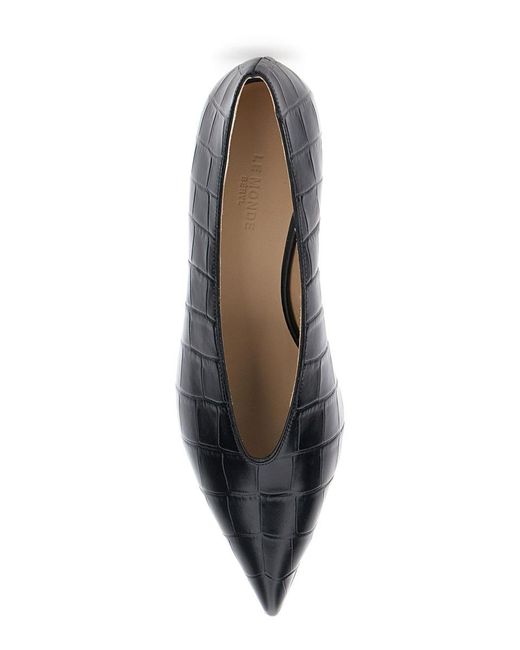 Le Monde Beryl Black Pumps With Kitten Heel