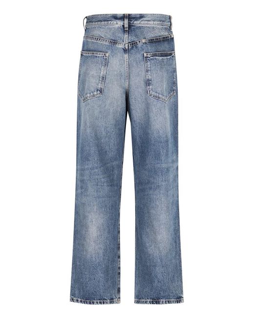 Givenchy Blue Straight Leg Jeans for men