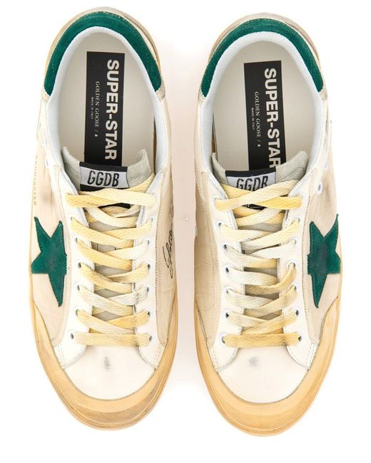 Golden Goose Deluxe Brand Green "Superstar" Sneaker for men