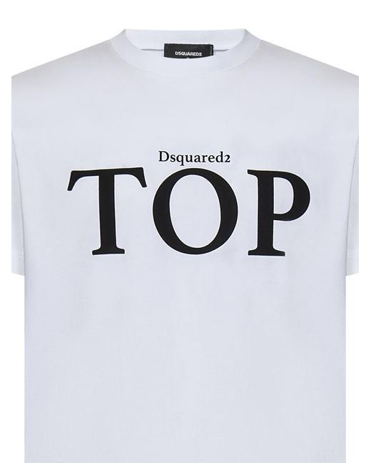 DSquared² White Top Cool Fit T-Shirt for men