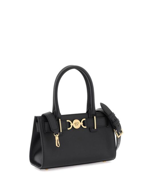 Versace Black Small Medusa '95 Shopper Bag