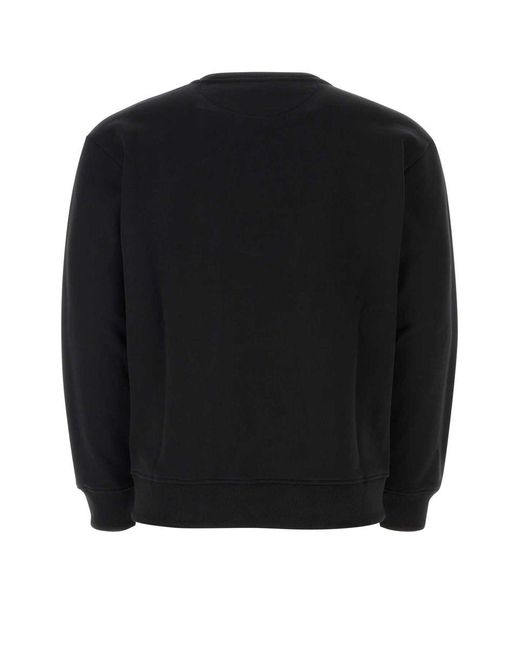 Valentino Black Logo Crewneck Sweatshirt for men
