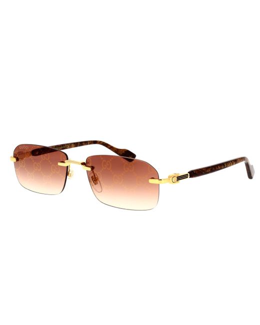 Gucci Sunglasses in Brown | Lyst