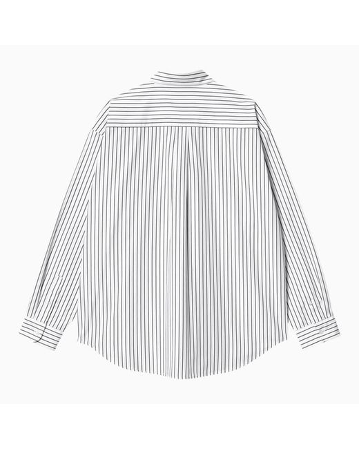 Carhartt White Striped Cotton Shirt for men