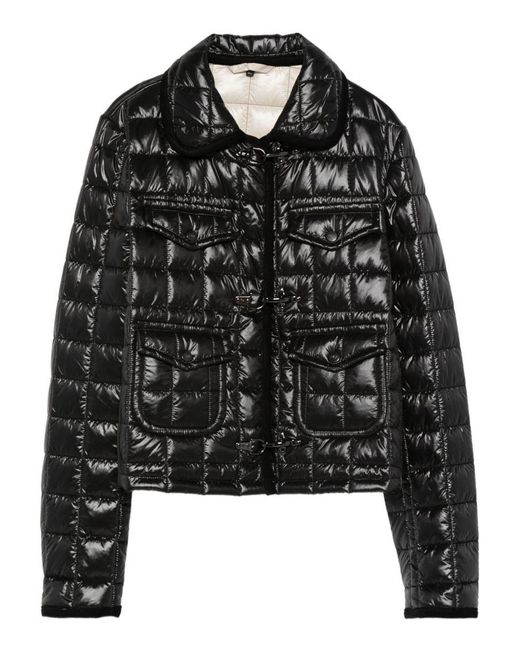 Fay Black 3 Ganci Short Padded Jacket