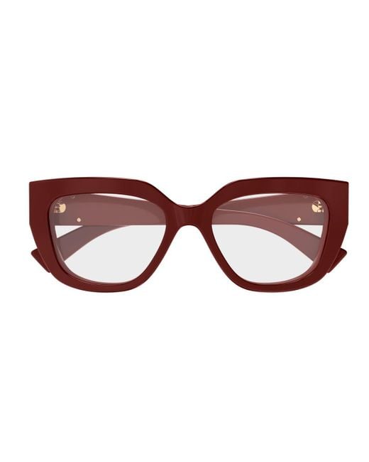 Gucci Brown Gg1847O Linea Emblem Eyeglasses