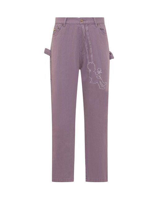 Kidsuper Purple Swingset Jeans