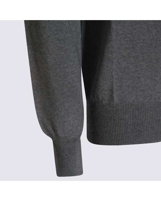 Altea Gray Cashmere Knitwear for men
