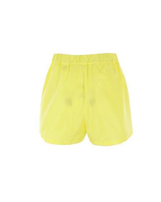 MSGM Yellow Shorts