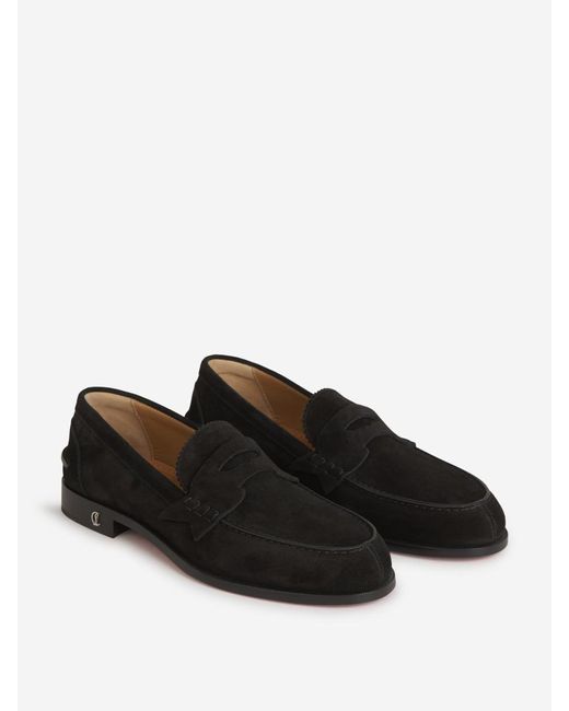 Christian Louboutin Black No Penny Loafers for men