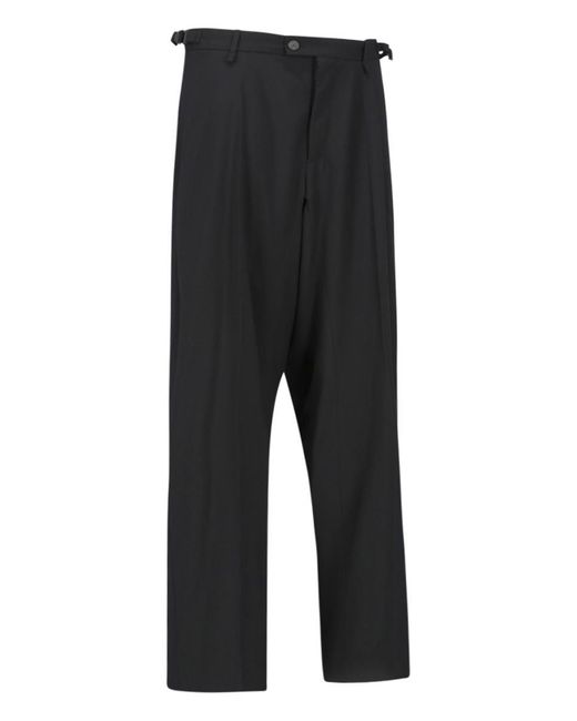 Balenciaga Black Pinces Pants for men