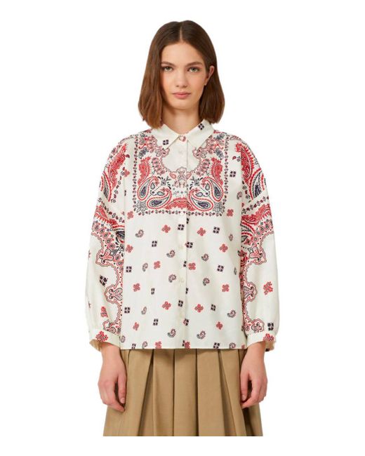 Weekend by Maxmara Pink Adda Ivory Shirt