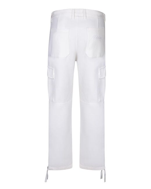 Moschino White Trousers for men