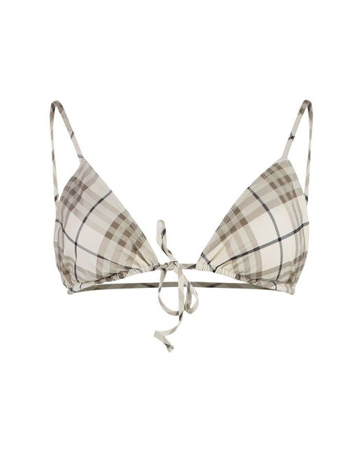Burberry Natural Triangle Bikini Top