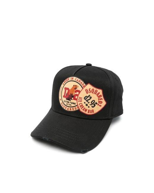 DSquared² Black Caps for men