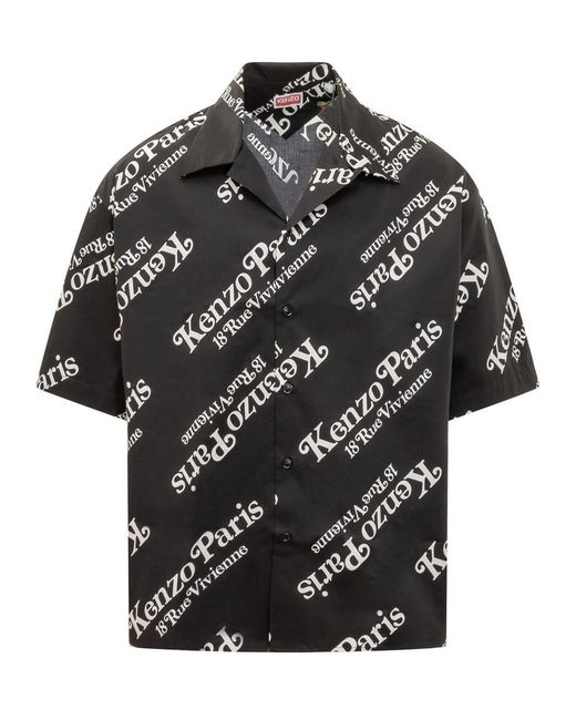 KENZO Black Boxy Shirt ' By Verdy' for men