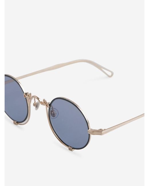 Matsuda Blue Oval Sunglasses 10601h for men