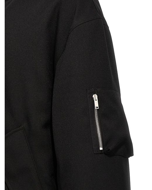 Jil Sander Black Coats for men
