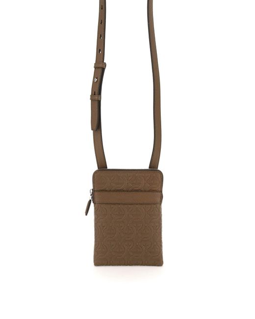 Ferragamo Leather Gancini Crossbody Bag for Men - Save 44% | Lyst