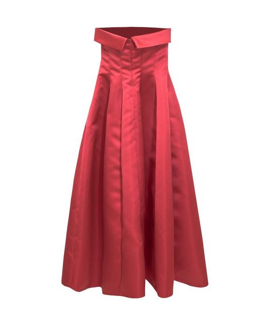 Philosophy Di Lorenzo Serafini Red Duchesse Dress