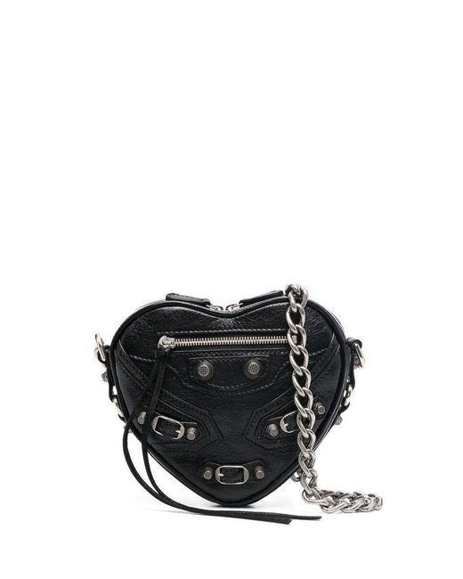 Balenciaga Black Le Cagole Mini Cross Body Bag - Women's - Calf Leather