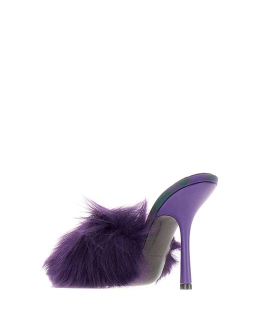 Burberry Purple Heeled Shoes