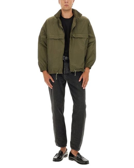 Saint Laurent Green Water-repellent Jacket for men