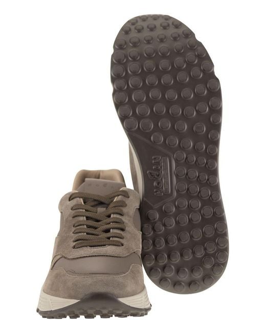 Hogan Brown Hyperlight Trainers for men
