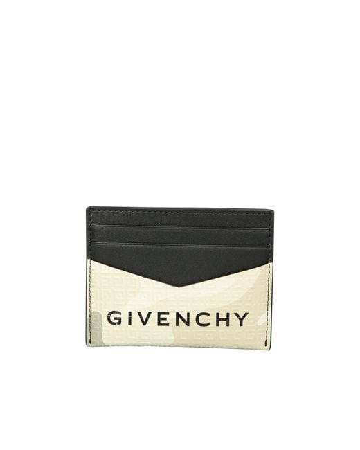 Givenchy Leather Card Holder With Iconic 4g Embossed Logo By ; Small ...