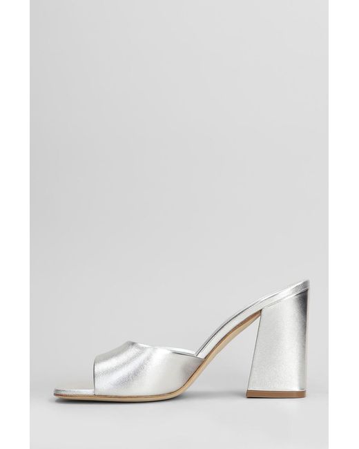 3Juin White Sasha 090 Slipper-mule