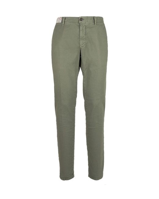 Incotex Green Pants With Pockets for men