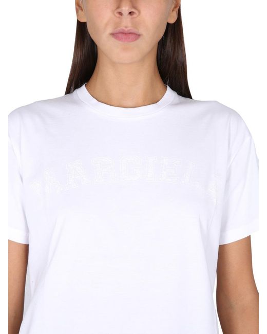 Maison Margiela White Crewneck T-shirt