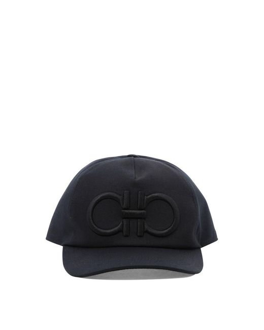 Ferragamo Blue Hats for men