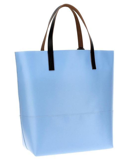 Marni Blue 'Tribeca' Shopping Bag for men