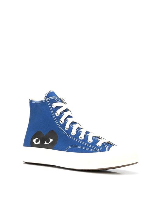 COMME DES GARÇONS PLAY Blue Sneakers With Heart
