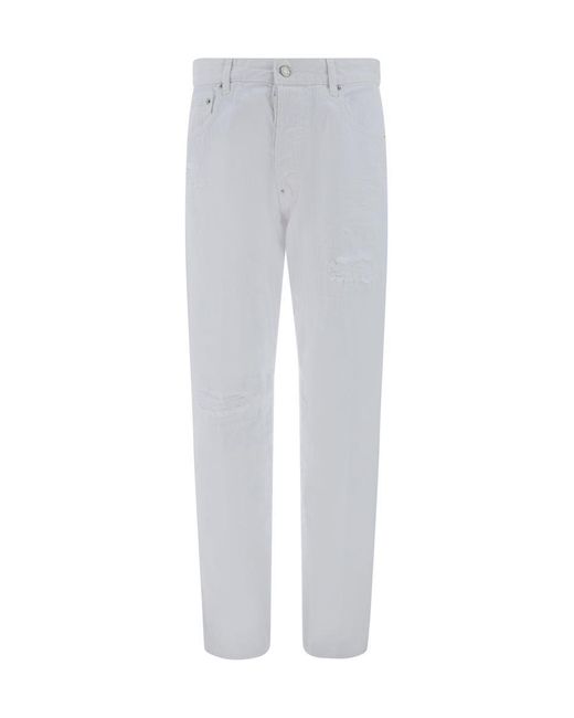 DSquared² Gray Pants 5 Pockets