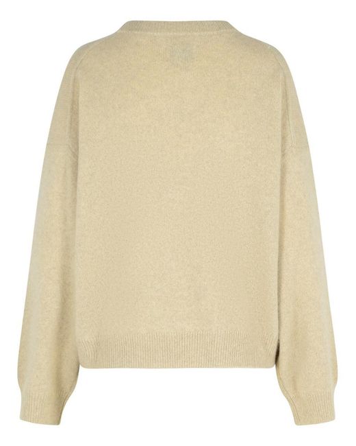 Loulou de Saison Natural Melange Rock Wool Blend Sweater