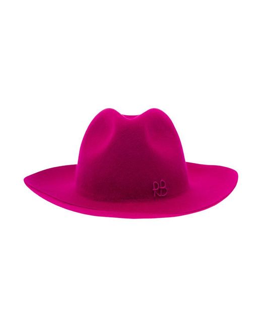 Ruslan Baginskiy Pink Felt Cowboy Hat
