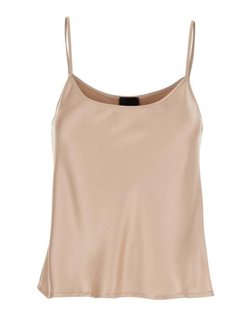 Plain Natural Top Spalline Sottili