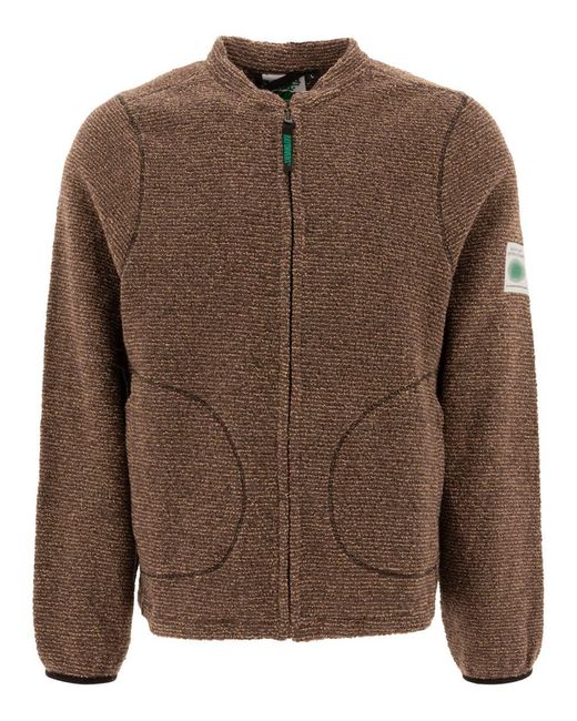 Rayon Vert W3W Brown "Becco" Fleece Jacket for men