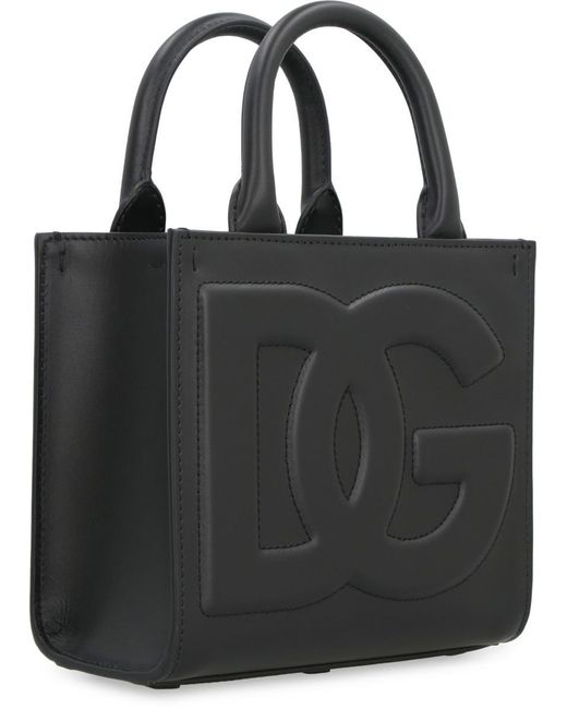 Dolce & Gabbana Black Dg Daily Leather Mini Bag