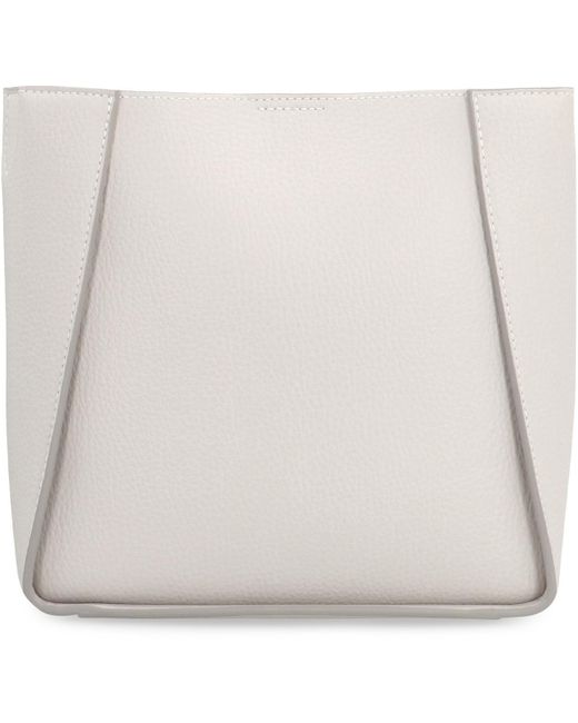 Stella McCartney White Stella Logo Shoulder Bag