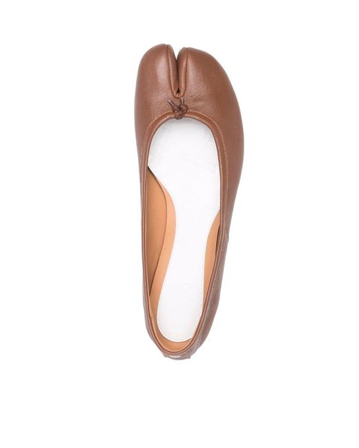Maison Margiela Brown Ballerinas Shoes
